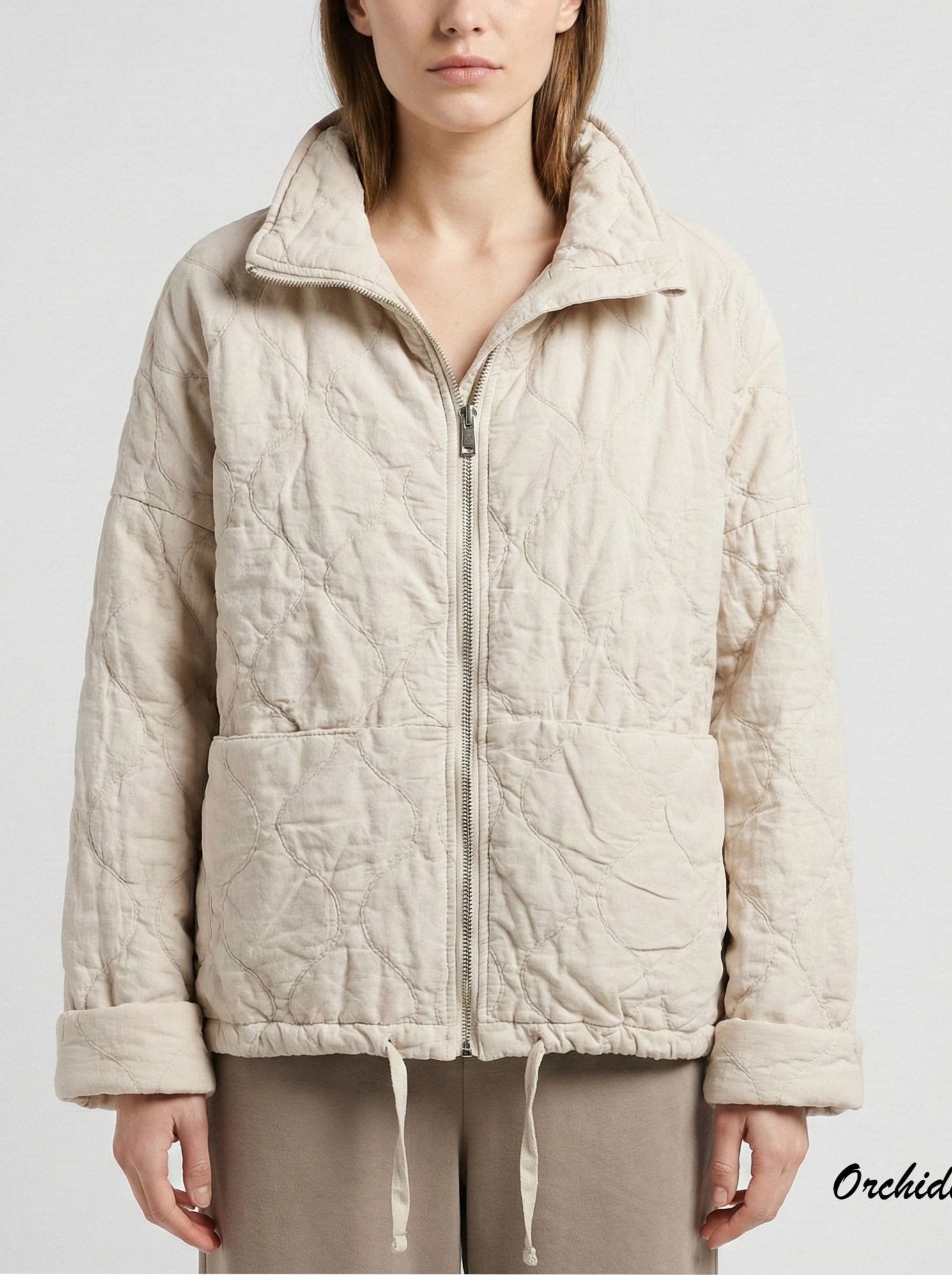 Zelená prošívaná bunda (Kopie)