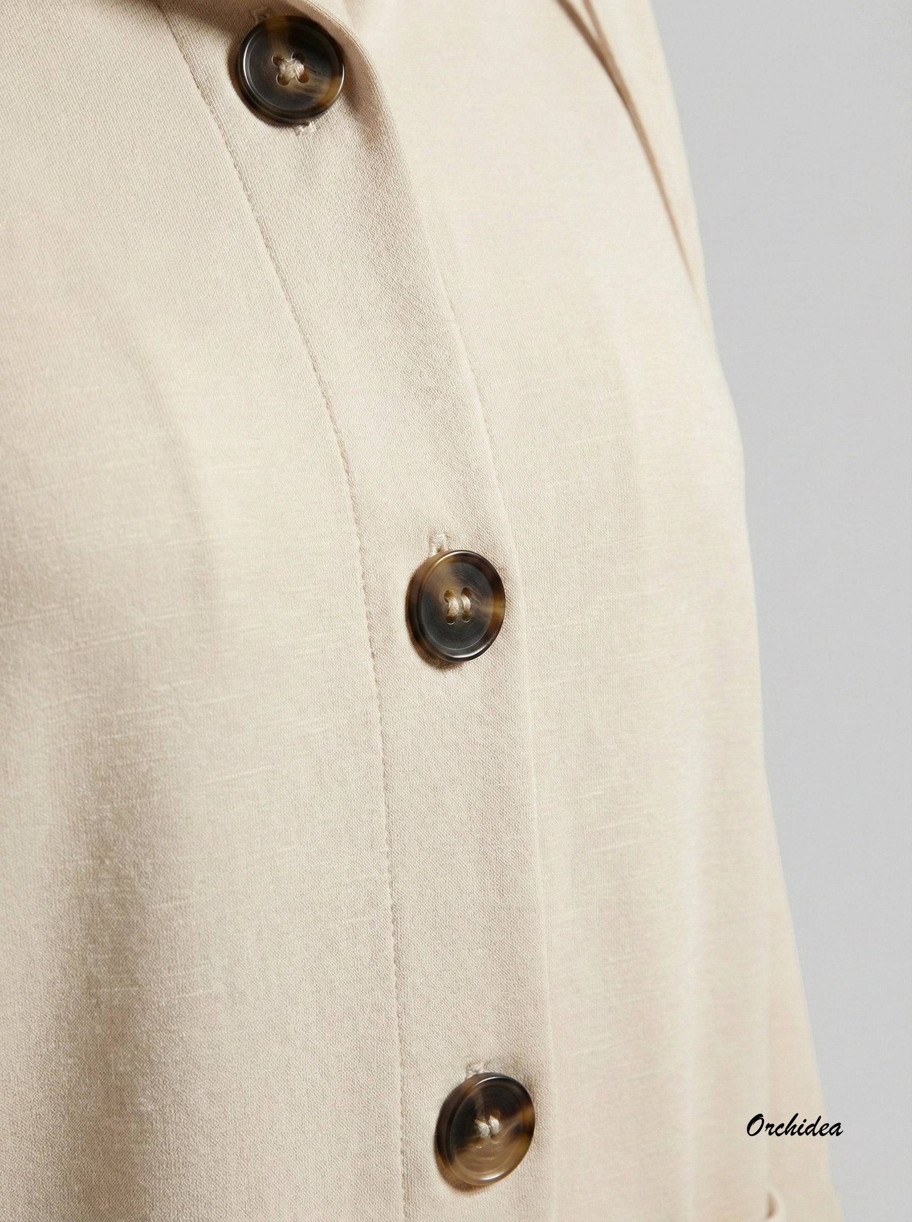 Krémový kardigan s kapucí a stahováním