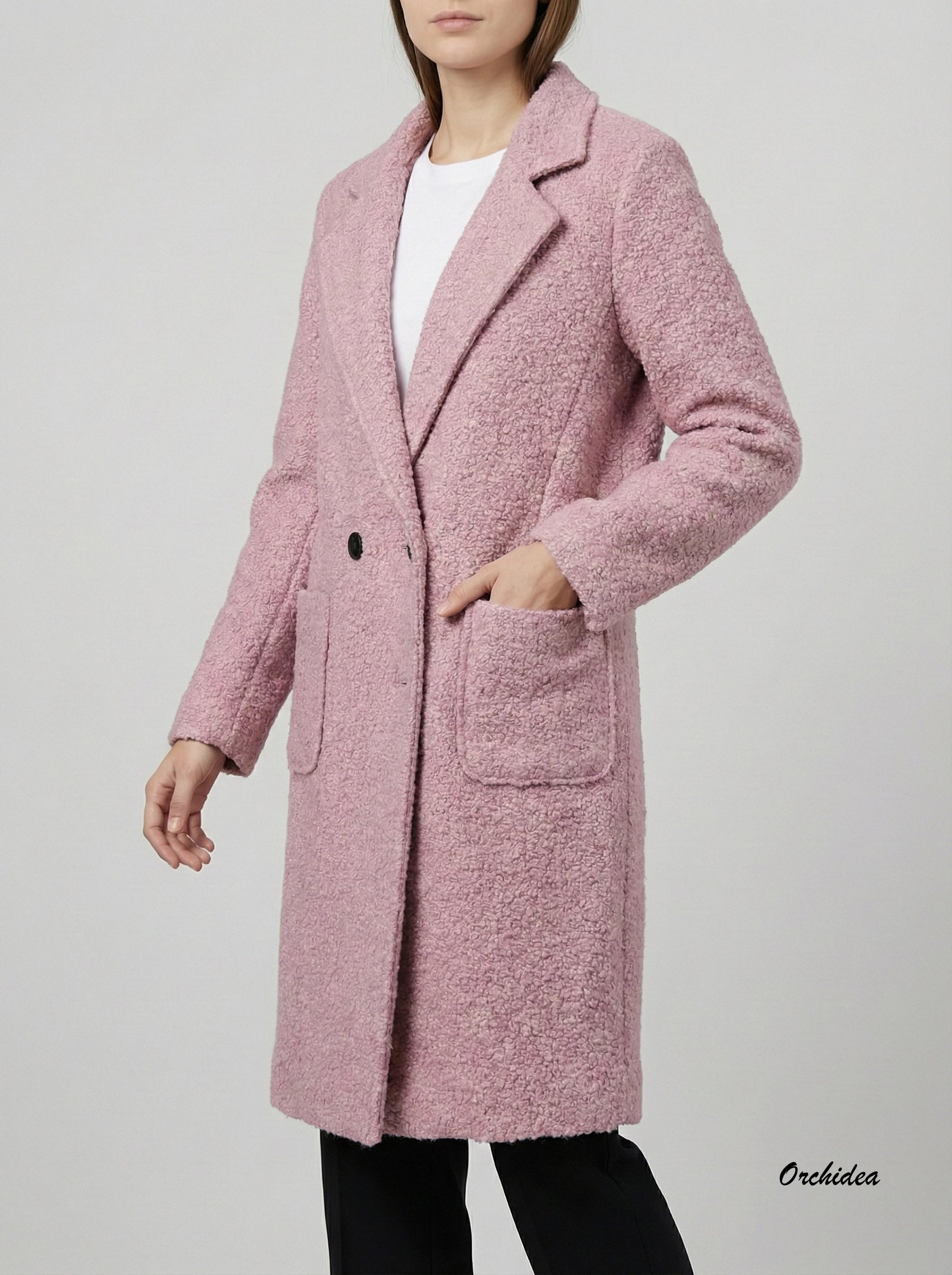 Měkoučké bouclé kabáty „Alpaka style“