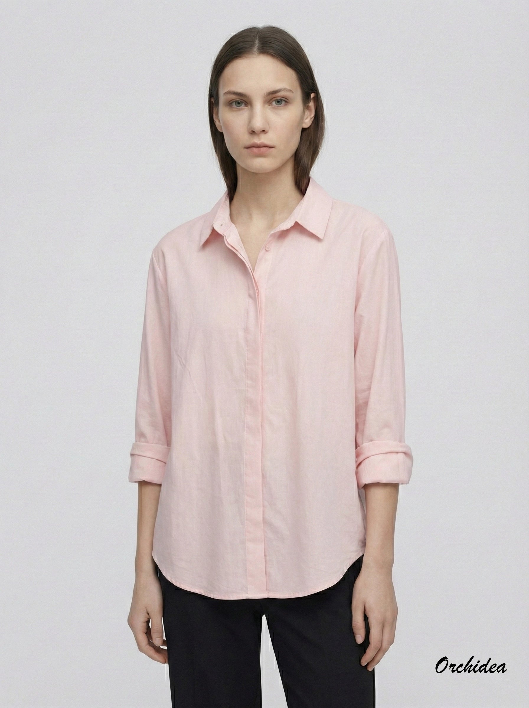 Bílá klasická košile s dlouhým rukávem