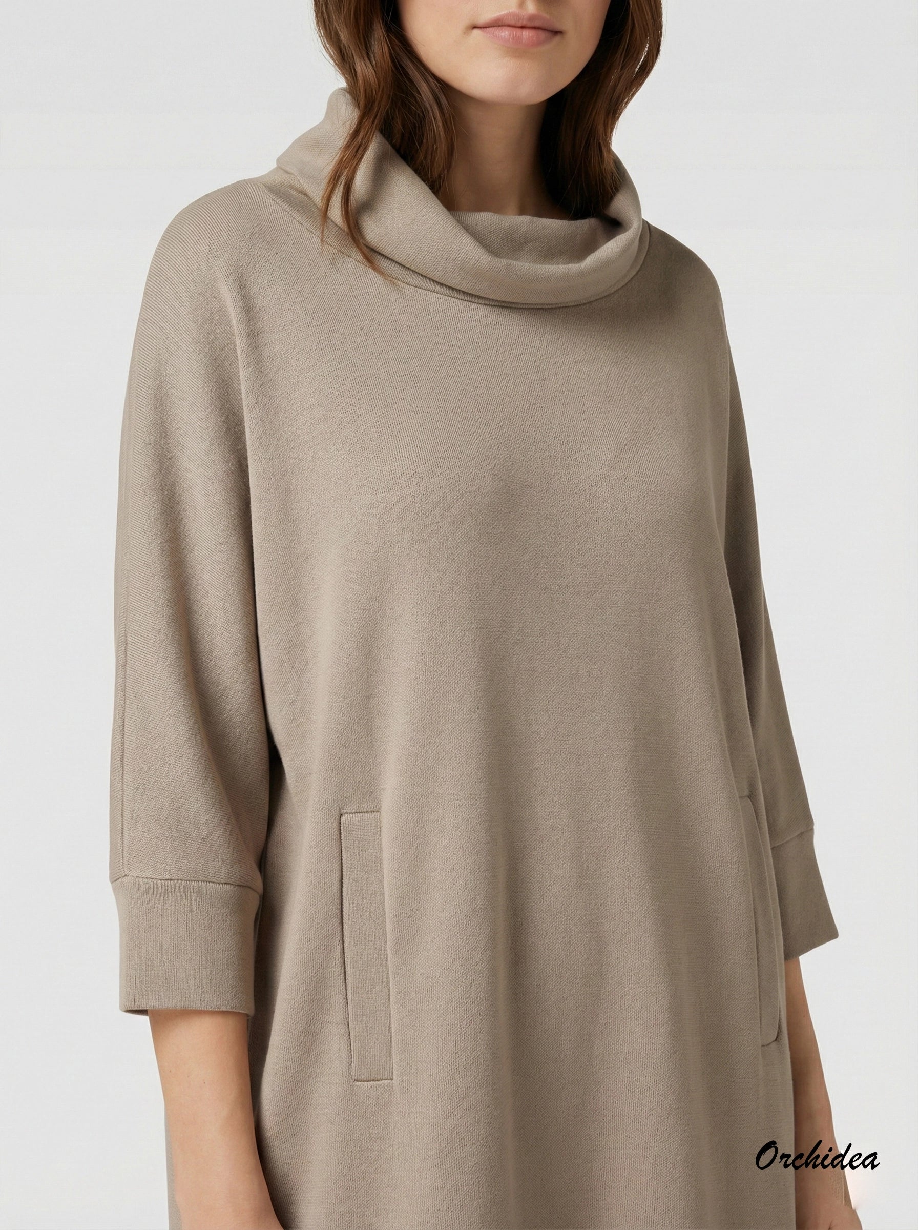 Tunika z hřejivé mikinoviny